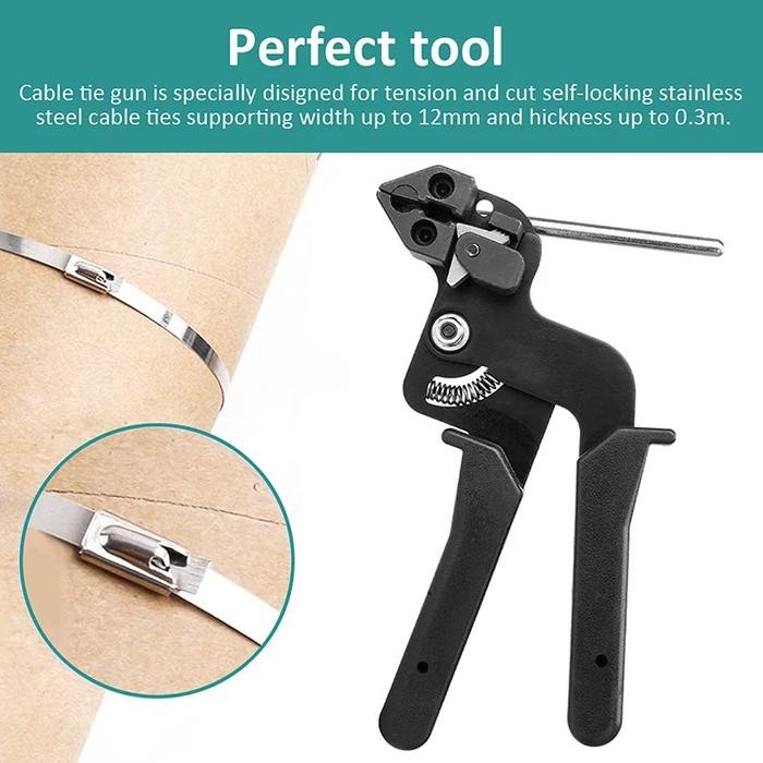 

Cable Tie Gun Stainless Ties Tensioner Cutter Untuk Stainless Ties