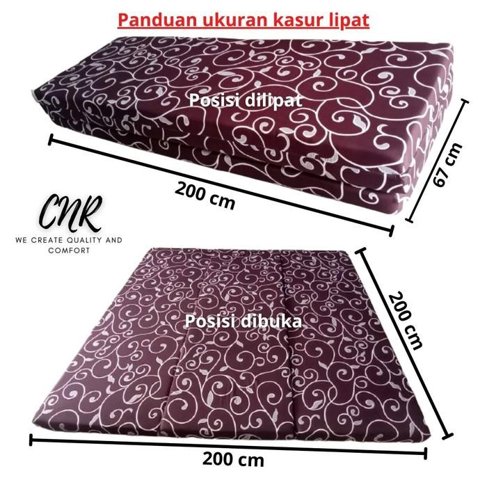 Kasur Lipat, Kasur Busa Lipat/Matras Lipat 3 Jumbo Busa Royal Foam
