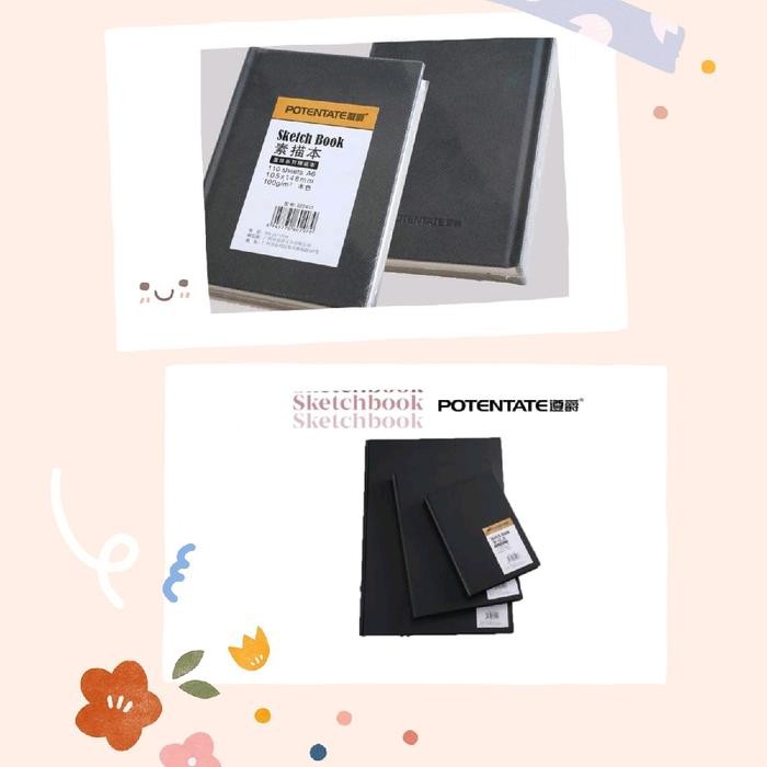 

A5 A6 POTENTATE SKETCHBOOK HARD COVER BUKU GAMBAR SKETSA