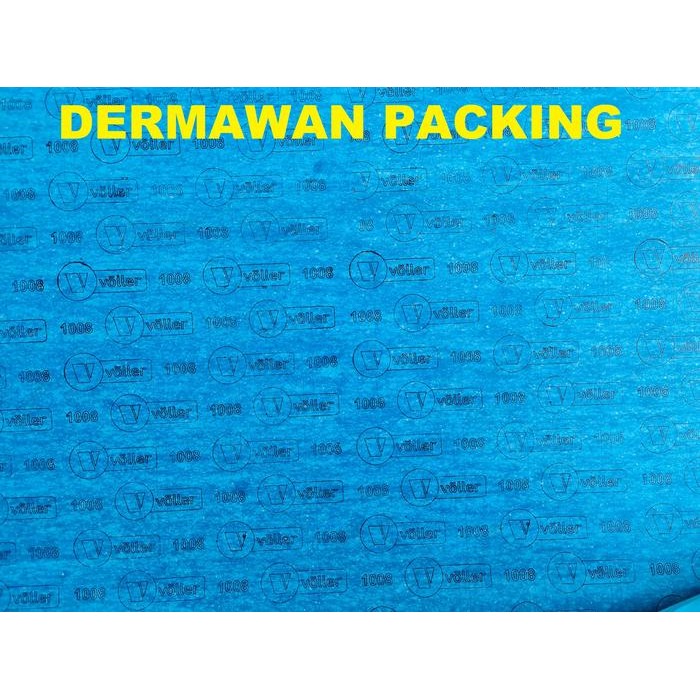 PACKING GASKET ASBESTOS BIRU LEMBARAN 5 mm VOLLER ORIGINAL