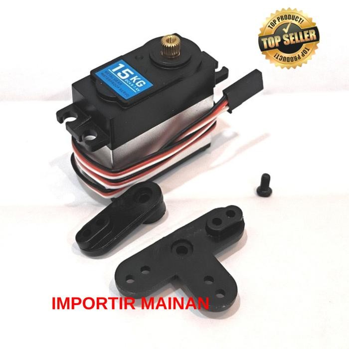 Metal Gear Waterpoof Servo 15Kg 3 Wire For Rc Car Hsp 94123 Traxxas