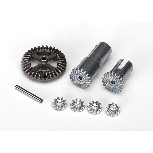 Traxxas #7579X Gear Set, Differential, Metal (Output Gears (2)/ Spider Gears (4)/ Ring Gear, 35T