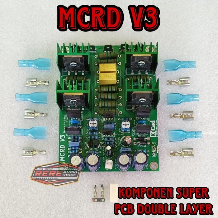 Driver Power New Mcrd V3 Balap Pcb Double Layer Fiber Fr4 Original