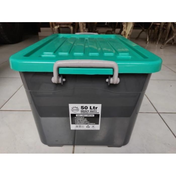 (Expert) CONTAINER BOX 50 LITER CPM SHINPO / KOTAK PLASTIK PENYIMPANAN BARANG
