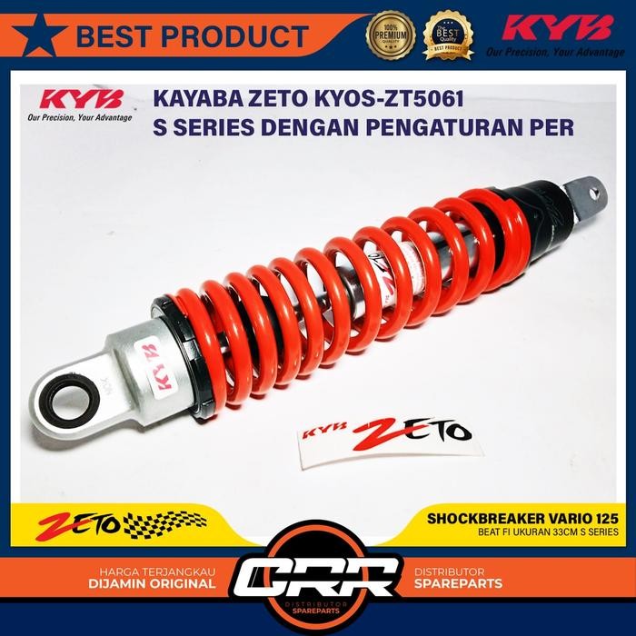 Shockbreaker KAYABA Zeto Vario 125 Beat FI ZT 5061 PR 331MM KYB Zeto