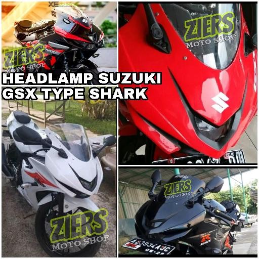 headlamp/topeng suzuki gsx150r model shark