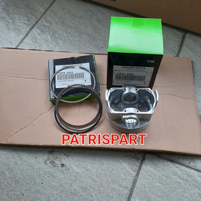 Piston Set Plus Ring Seher Dan Ring Seher Klx250 Ninja Rr Mono Ori