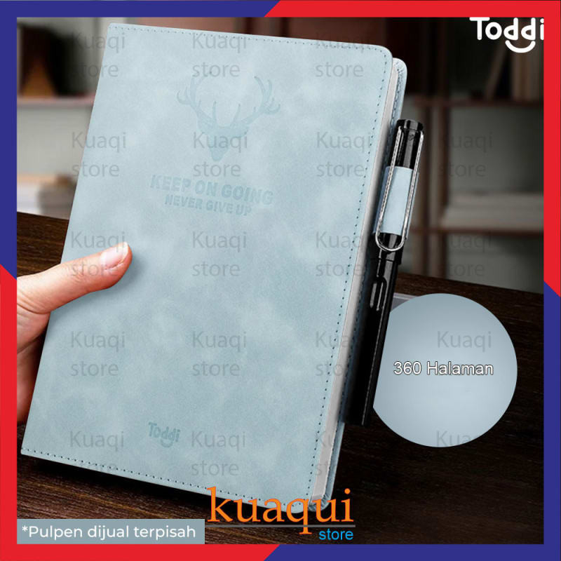 

Buku Jurnal Hardcover Notebook Diary A5 80GSM 340 Halaman Grid Toddi CW-5025