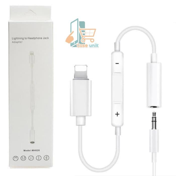 (Expert) Lightning To Aux 3.5 Mm Audio Headphone MH020 Jack Adapter