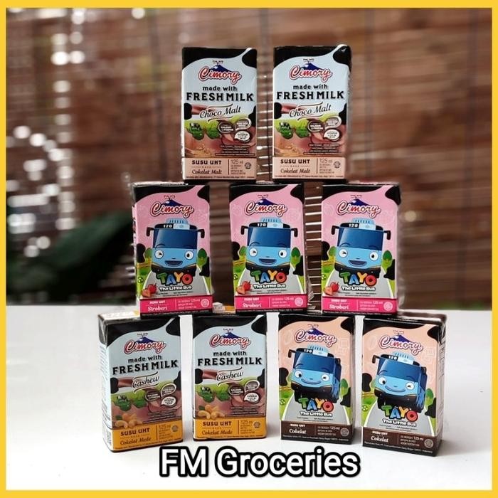 

(Expert) Susu UHT Cimory fresh milk 125ml mix Rasa 1 Dus