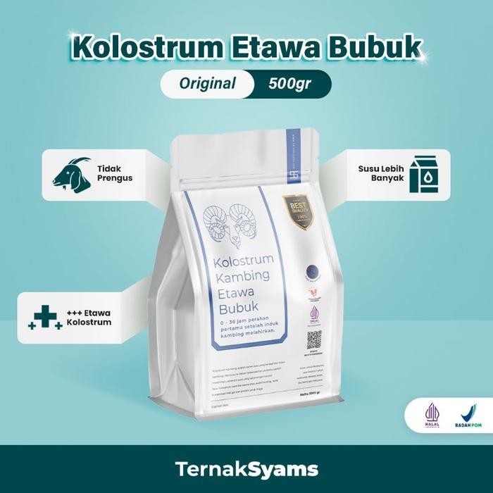 

(Expert) Premium susu kambing etawa kolostrum bubuk syams 500 gram