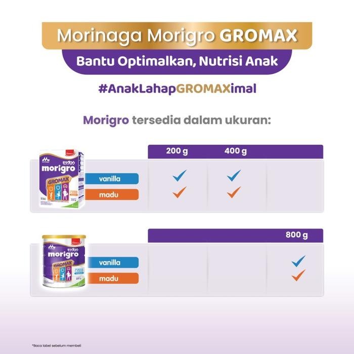 

(Expert) Morinaga Morigro Vanilla 200 Gr Box Vanila 200Gr