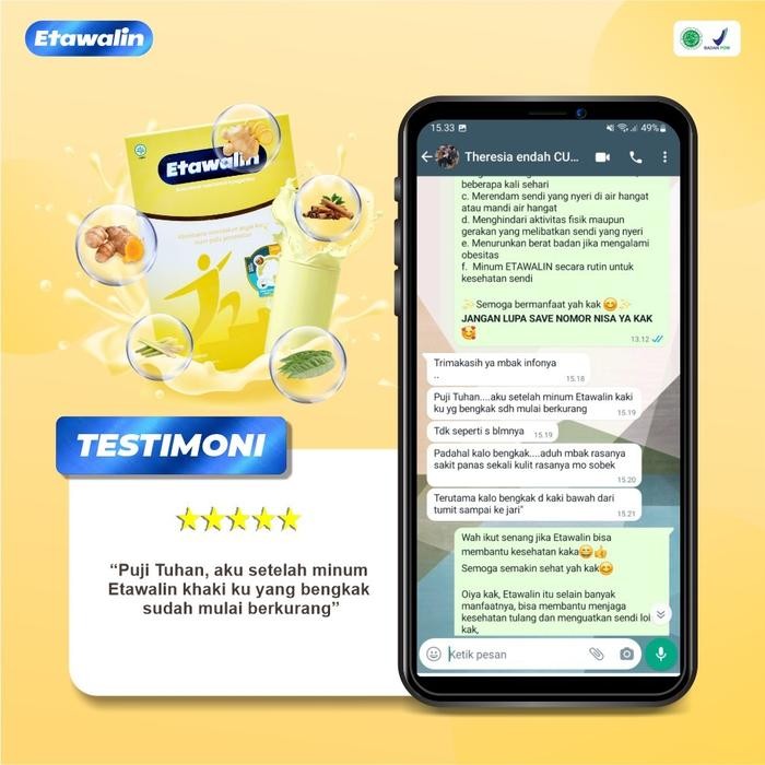 

(Expert) Susu Etawalin Original Membantu Meredakan asam urat, Nyeri sendi dan Tulang