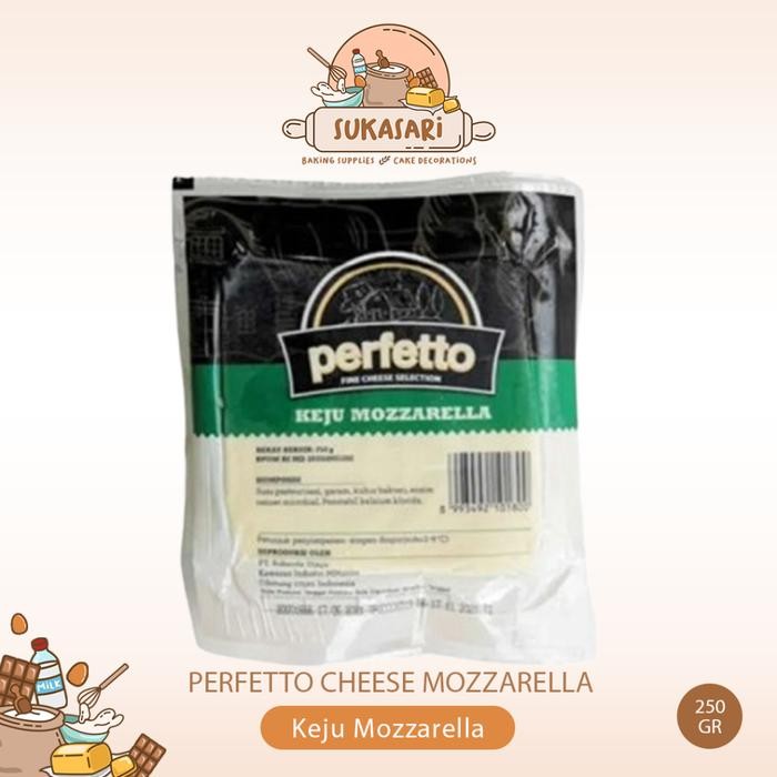 

(Expert) Perfetto Mozarella 250gr / keju Mozarella Cheese Mozarela Mozza