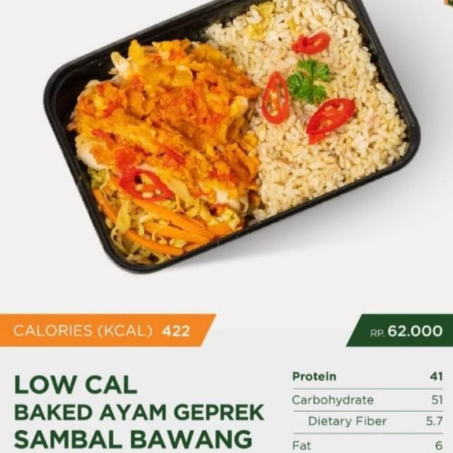 

(Expert) Low Cal 'BAKED' Ayam Geprek with LowCAL Sambal. Healthy Diet Catering
