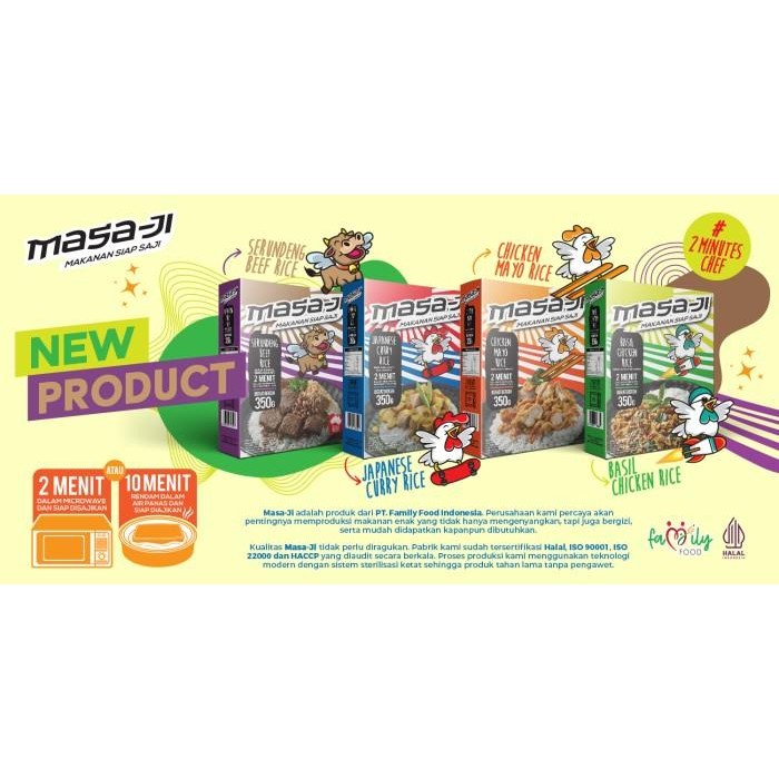 

(Expert) MASAJI (Chicken Mayo, Basil Chicken, Serundeng Beef)