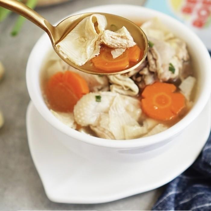 

(Expert) Resep Roemah Chicken Skin Tofu Soup / Sup Ayam Kembang Tahu / Toddler