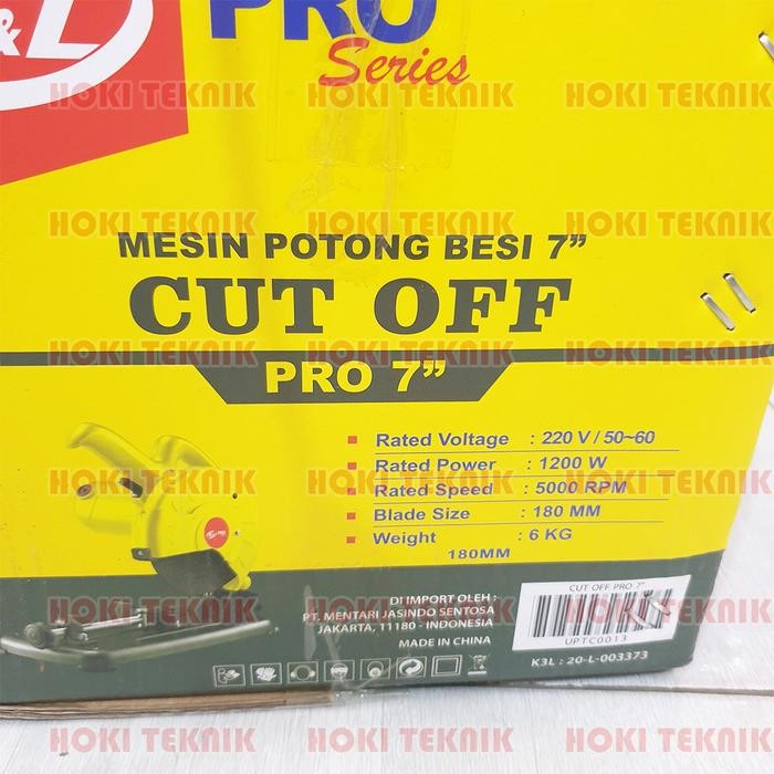 READY Mesin Cut Off 7 inch H&L Mesin Potong Besi 7 inch
