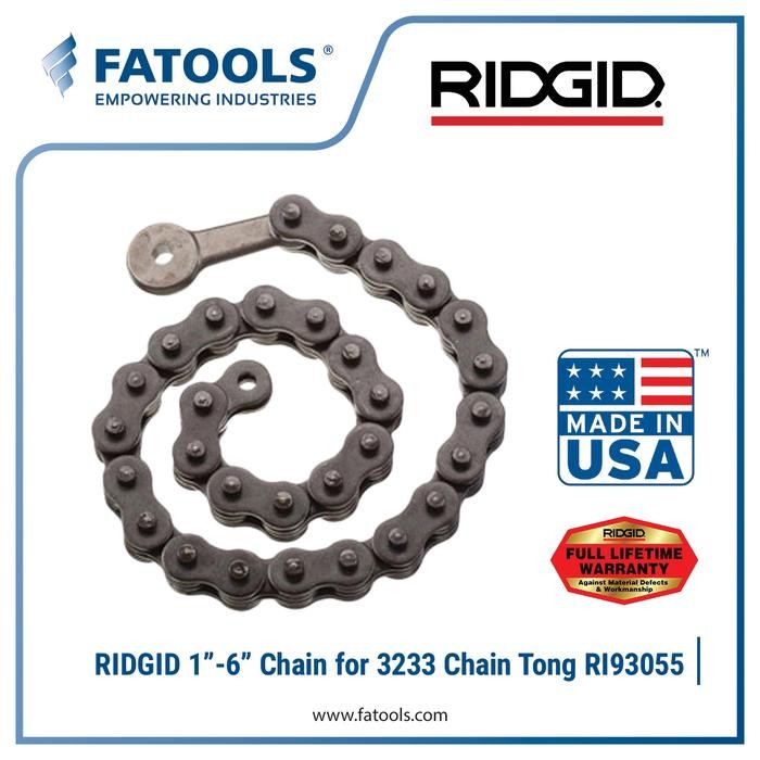 Terlaris RIDGID Chain for Chain Tong