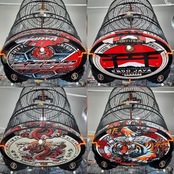 SANGKAR MURAI NO 2 EBOD JAYA PVC MAHKOTA KOMPLIT