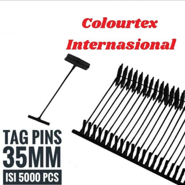 [Expert] Tag Pin - Top Pin 35mm - Tali Hang Tag - Hitam