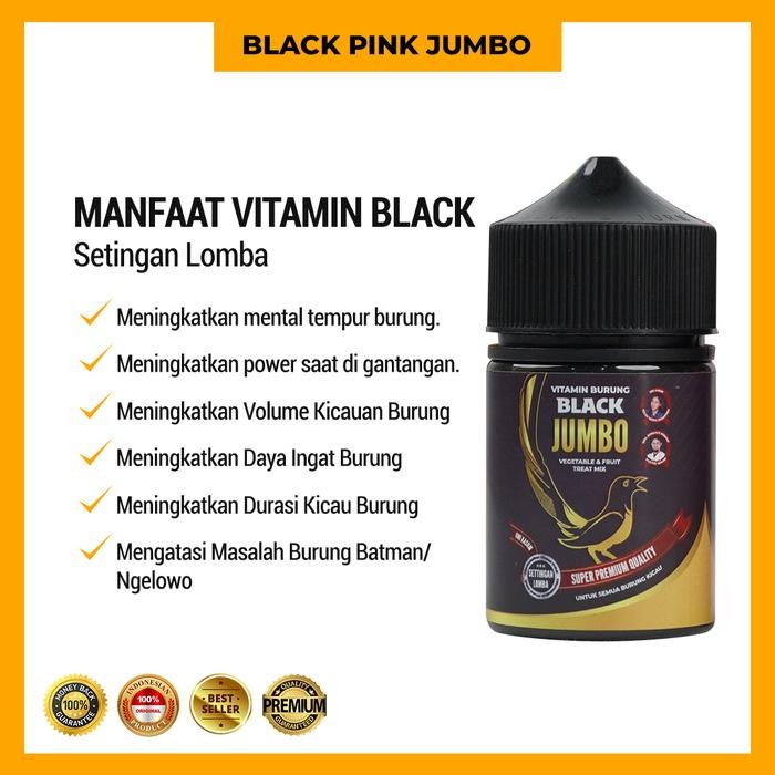 Black Pink Vitan Burung Imunitas Dan Penggacor Daya Ingat Kicau