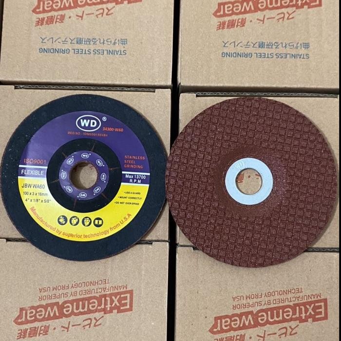 Ready- Batu Poles Flexible Stainless/ Wa60/ Wd Flexible Grinding Wheel