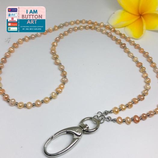 

STRAP LANYARD TALI KALUNG GANTUNGAN ID CARD MUTIARA AIR TAWAR