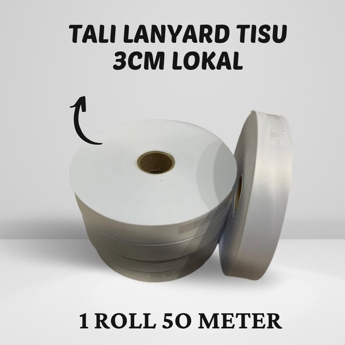 

TALI PITA LANYARD TISSUE PRINTING SUBLIM UKURAN 3CM PRODUK LOKAL