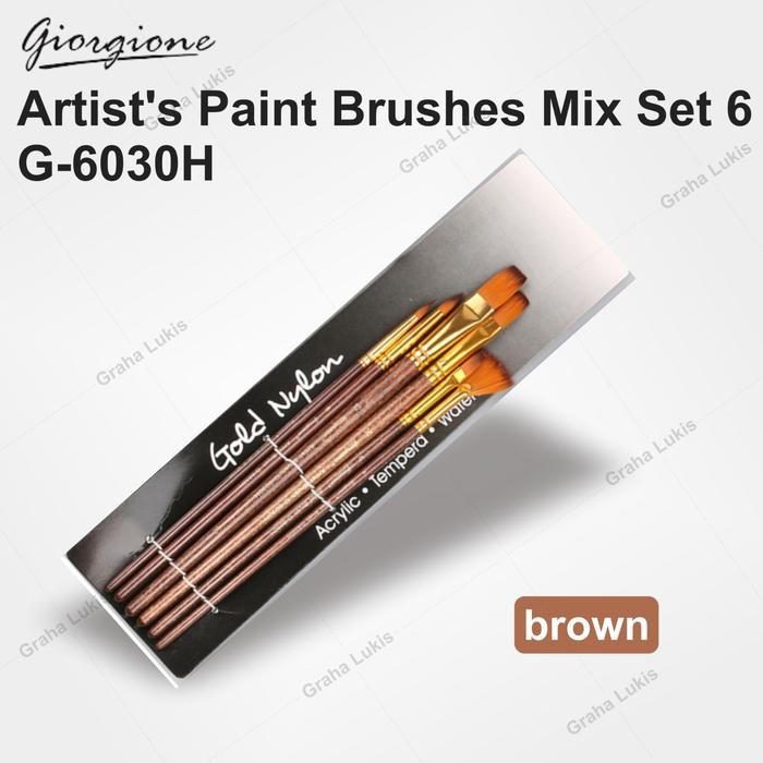 

Promo Giorgione Brush Set G-6030H Mix Set 6 Tbk