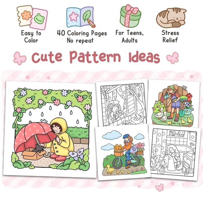 

Promo Girls Moment Coloring Book Paperback Buku Lukisan Anak-Anak Yang Menggambar Buku Lukisan