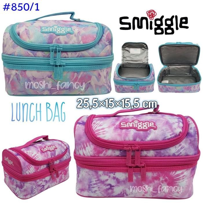 Tas Smiggle Lunch Bag / Tas Makan Smiggle Selempang / Tas Bekal Anak Smiggle Dinosaurus / Tas Bekal