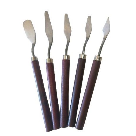 

Promo Thin Palette Knife With Wooden Handle Berkualitas