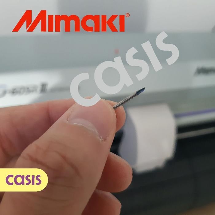 

MIMAKI BLADE 60 DERAJAT 1 BOX ISI 5 PCS / PISAU CUTTING MIMAKI / JARUM MESIN CUTTING PCUT, KING CUTT