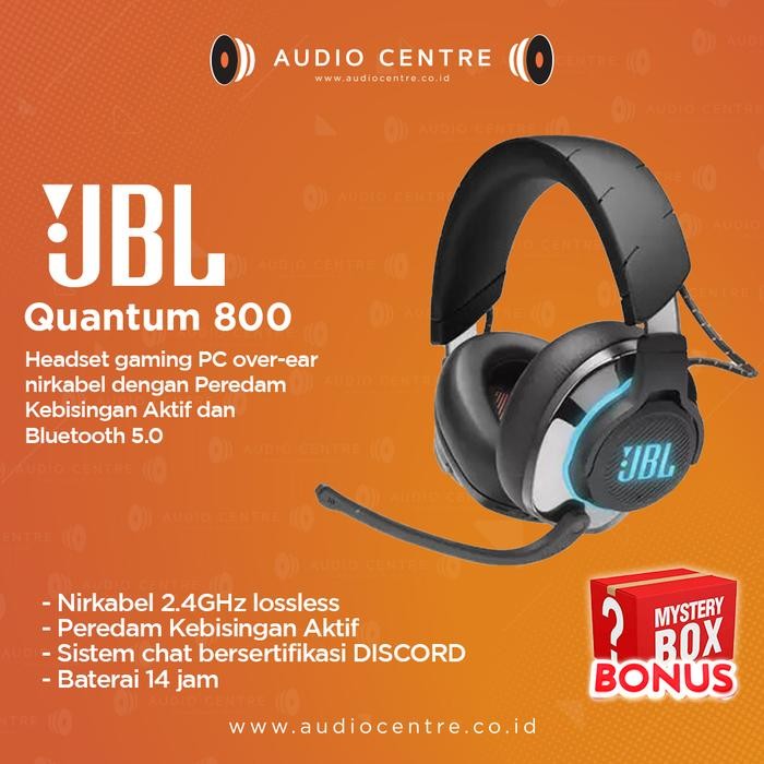 (Expert) JBL Quantum 800 Wireless Headset Gaming with Quantum Sound