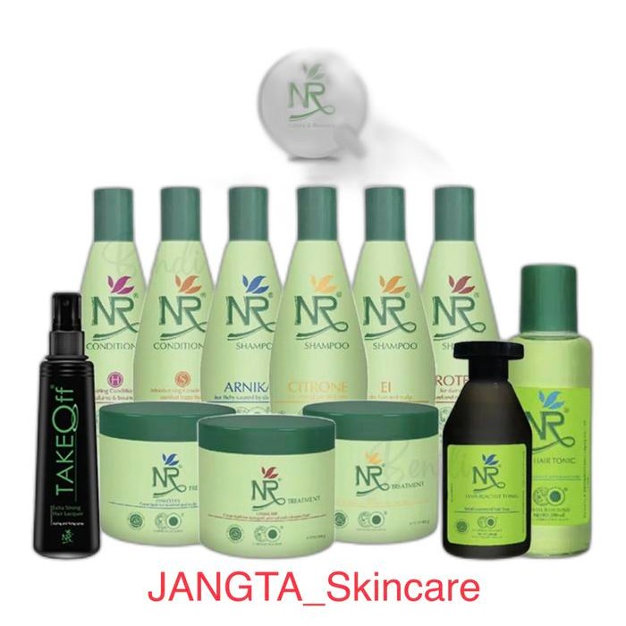NR Hair Tonic Reactive - NR Shampoo - Anti Ketombe -Rontok - Hair Loss