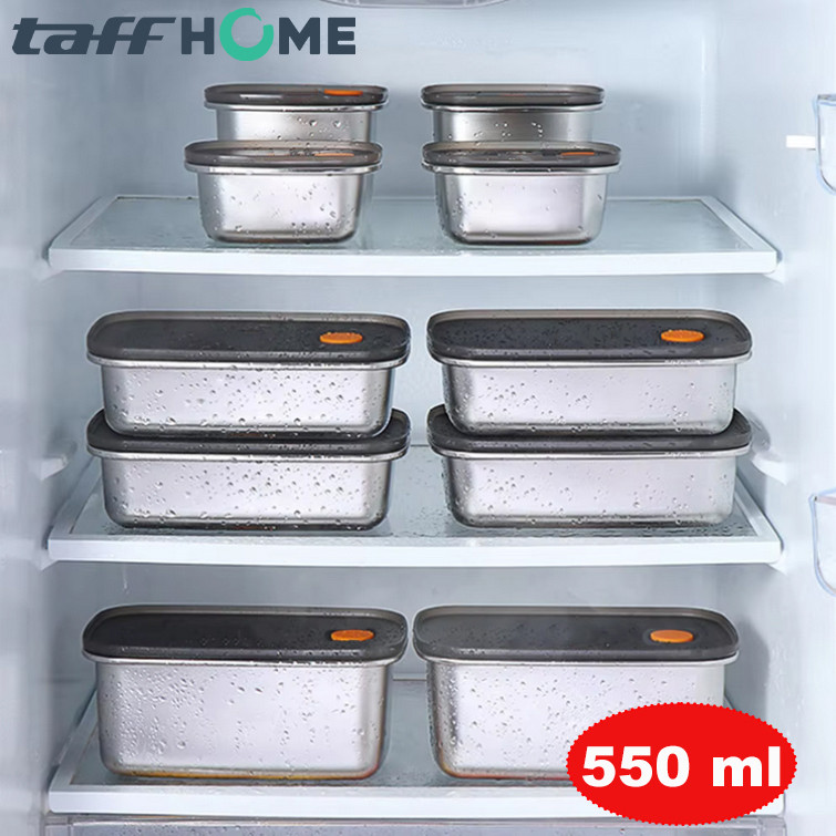 

TaffHOME Kotak Makan Lunch Box Multifunction Stainless Steel 304 550ml - AC-21