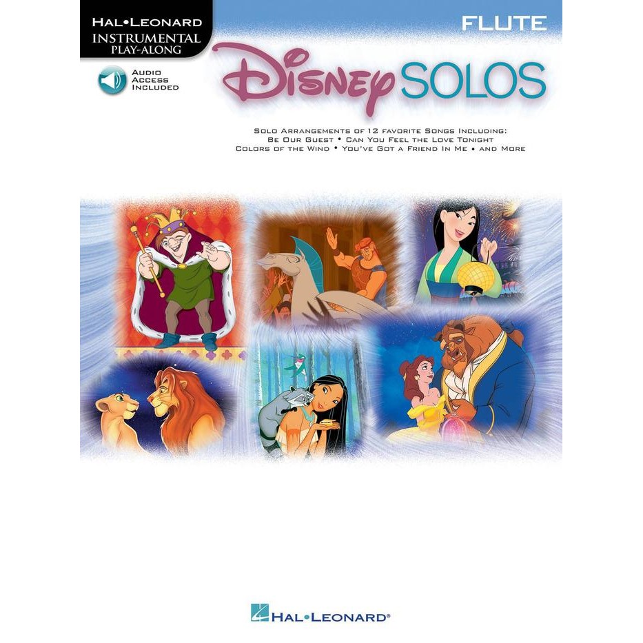 Kesuor- Buku Flute, Disney Solos, Include CD