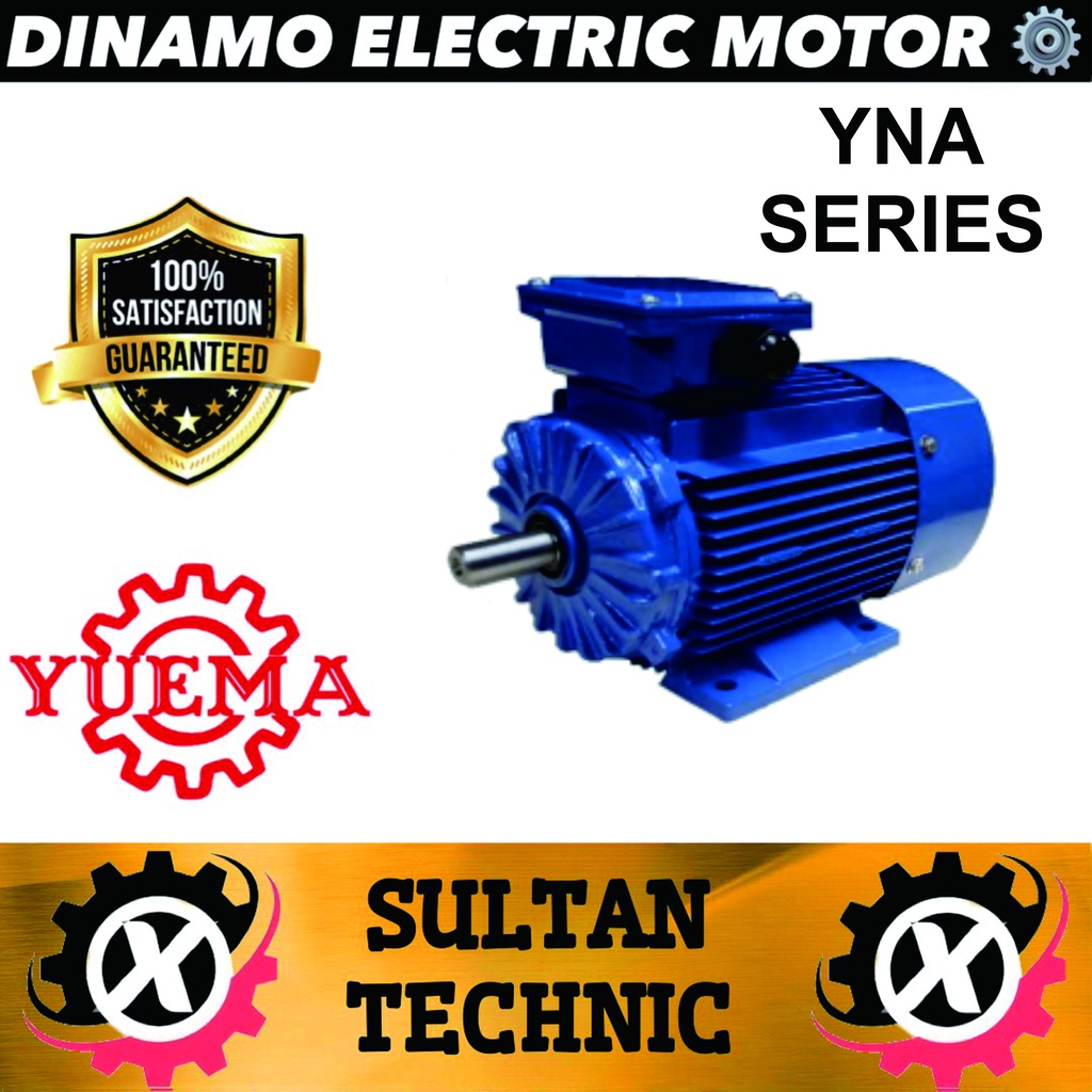

DINAMO ELECTRIC MOTOR YUEMA YNA 4P 5,5KW 7,5HP 3PHASE 660V B3