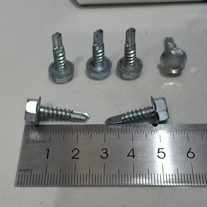 TERLARIS baut baja ringan 10x19 / baut roofing baja ringan 10x19