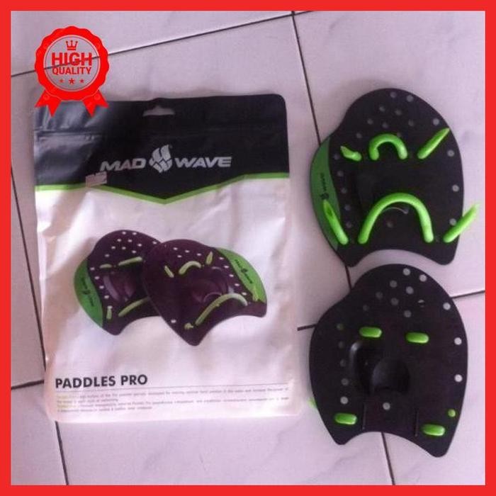 TERLARIS hand paddle renang madwave paddles pro bukan speedo arena finis high quality