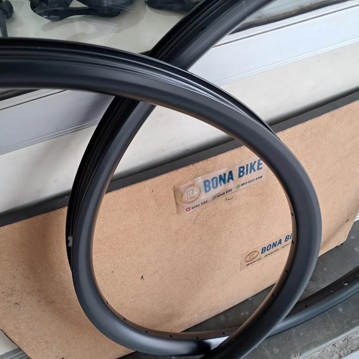 Rims 27.5 Inch Patrol Dominate Lebar 35Mm Black - Velg Sepeda 32H - Pentil Presta - Rim