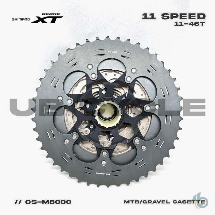 Casette Sprocket 11 Speed Shimano Deore Xt M8000 11-46T