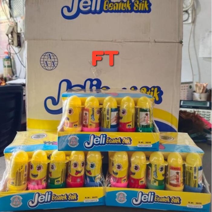 

jeli stick JUMBO 20 pcs Bebas Susu Bebas Susu Fruity