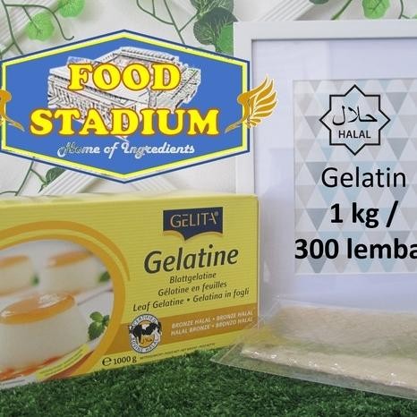 

Gelatin Sheet HALAL by Gelita, 1 kg