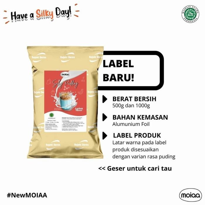 

Moiaa Silky Puding Puding Sutra Puding Susu 500 gram