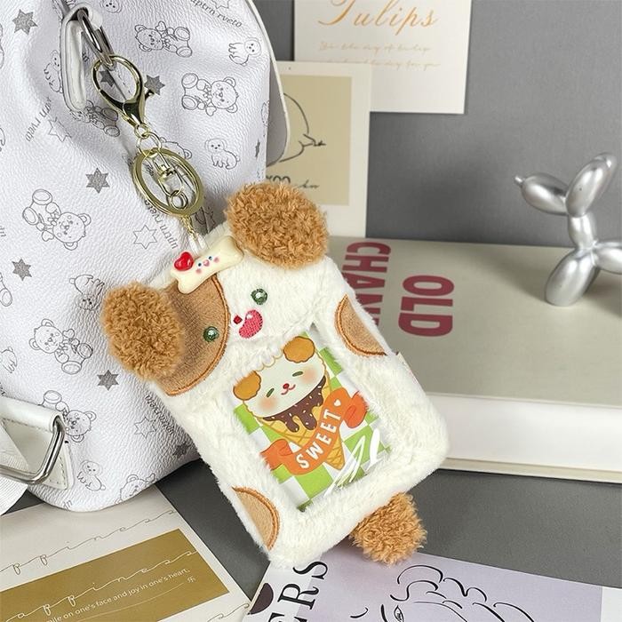 

Ready- Sweety Animal Photocard Holder Card Kartu Lanyard Korea Gantungan Kunci Nametag Boneka
