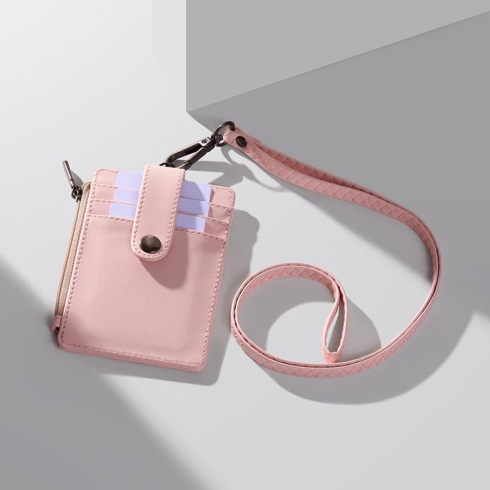 

Ready- Cartiera Vex Lanyard Id Card Name Tag Kalung Pria Wanita Kulit Praktis Premium