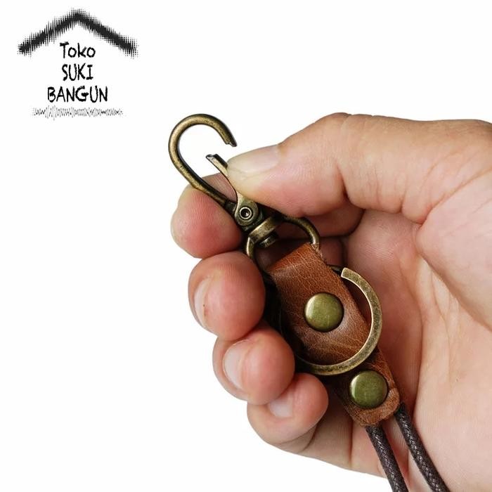 

Ready- Nt-002 Tali Lanyard Name Tag Id Card Strap Nylon Model Vintage