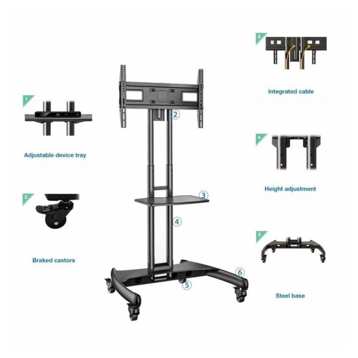Bracket Tv Monitor Led Lcd North Bayou Nb Ava1500 Nb Ava1500 32"-70" Pasti Ori